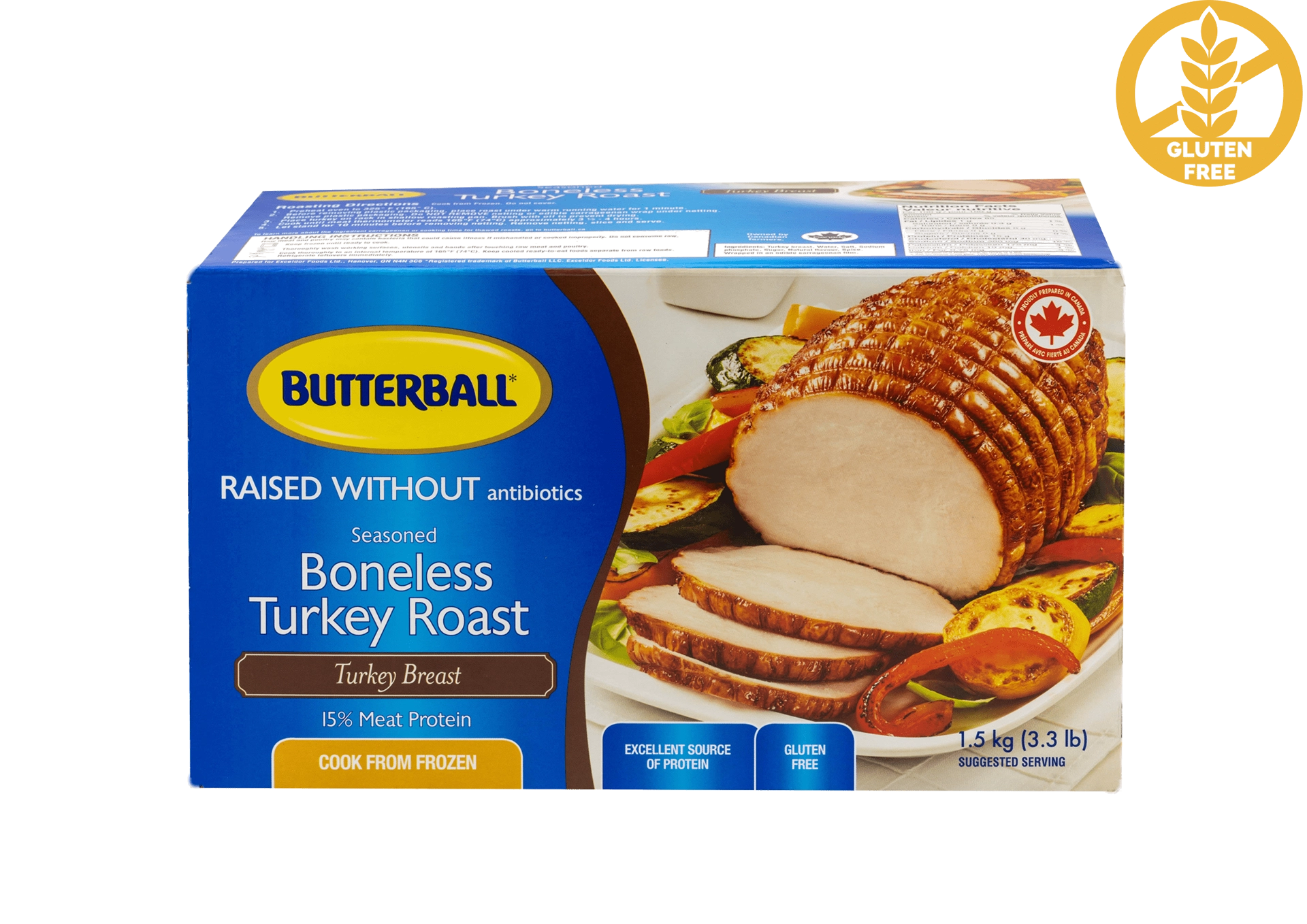 Butterball boneless turkey breast roast product packshot.