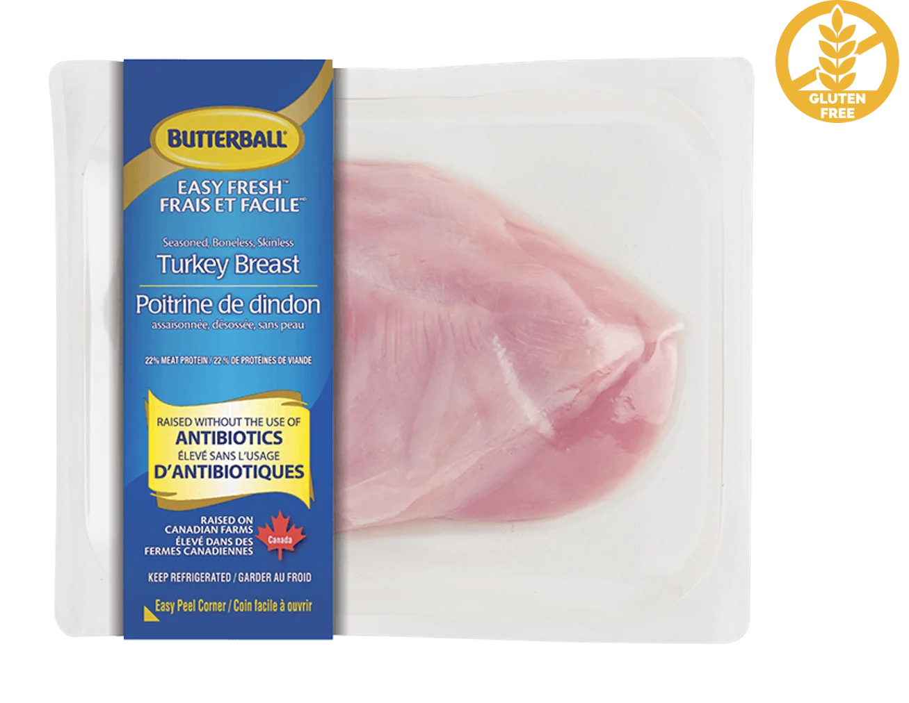 Butterball easy fresh turkey breast product packshot.