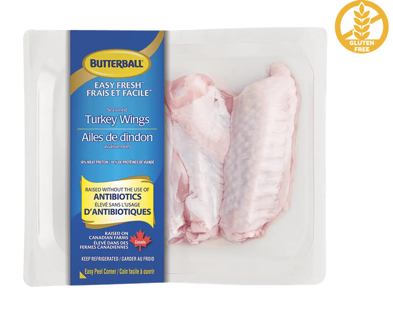 Butterball easy fresh turkey wings product packshot.