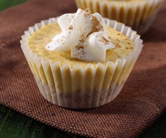 Mini-gâteaux au fromage à la citrouille