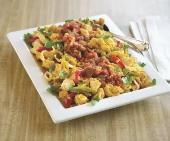 Migas with Bacon Style Turkey