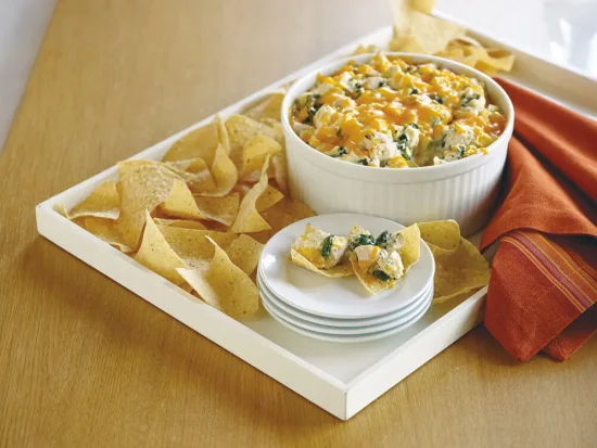 Turkey Spinach and Artichoke Dip