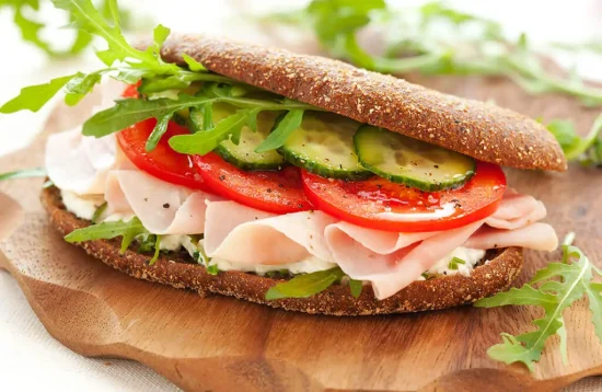 Turkey, Tomato & Cucumber Sandwich