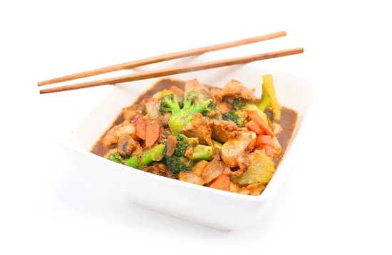 Turkey-Vegetable Stir-Fry