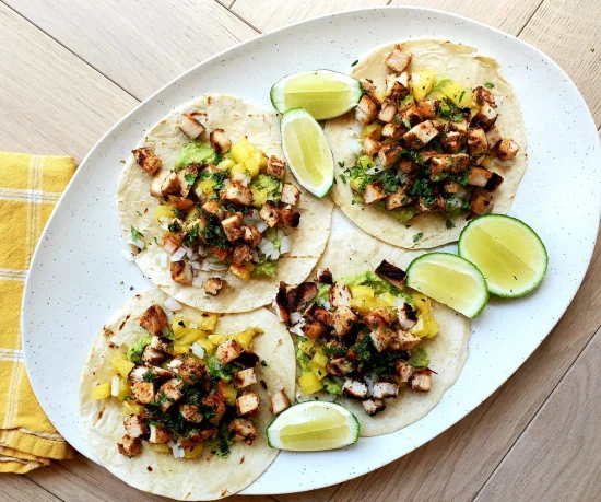 Grilled Turkey Tacos