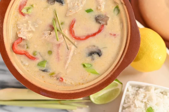 Thai Coconut Turkey Soup