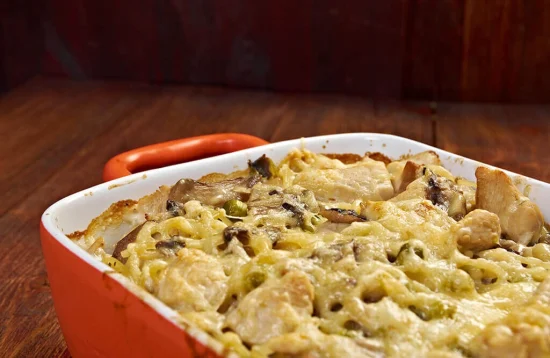 Dinde tetrazzini