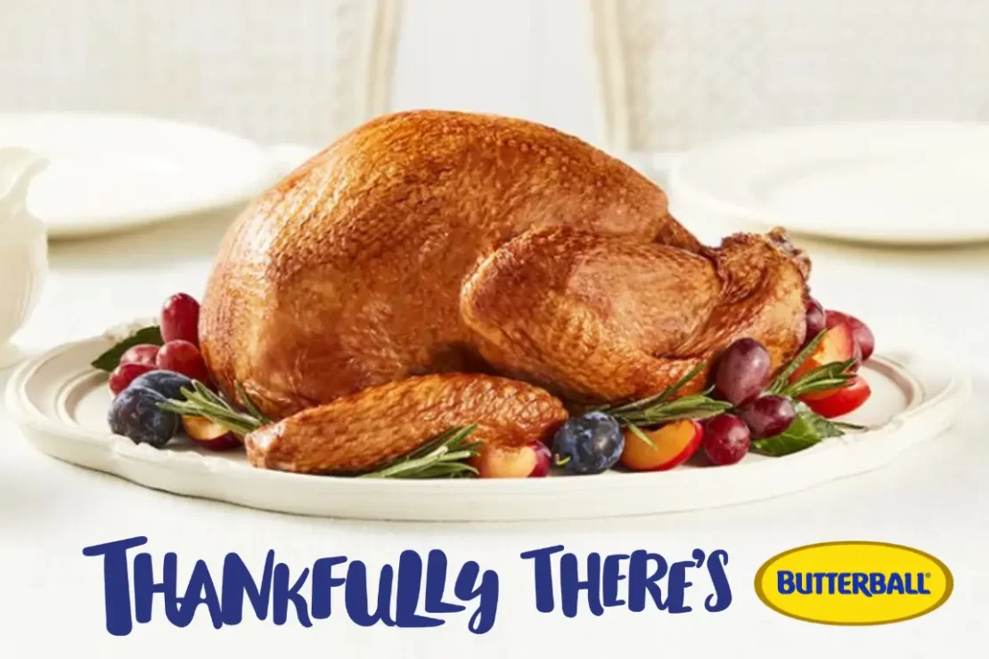 Butterball Whole Turkey on a Plate