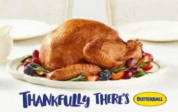 Butterball Whole Turkey on a Plate