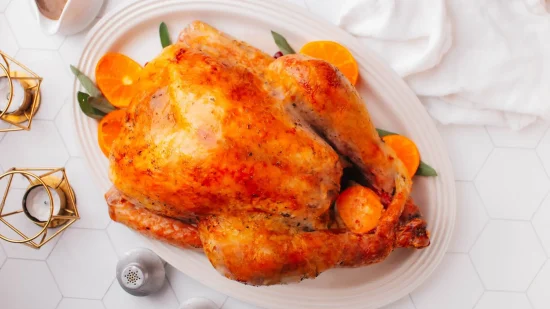 Sage Butter and White Wine Roasted Turkey