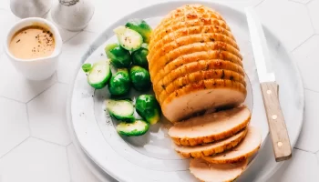 Turkey Roast with Herb Butter and Silky Cognac Gravy.