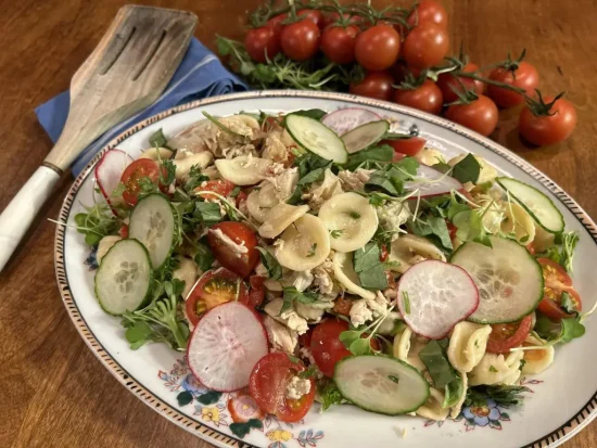 Salade de pâtes à la dinde par le chef Benjamin Leblanc-Beaudoin