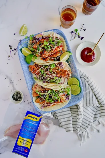 Tacos de poitrine de dinde au gochujang Butterball