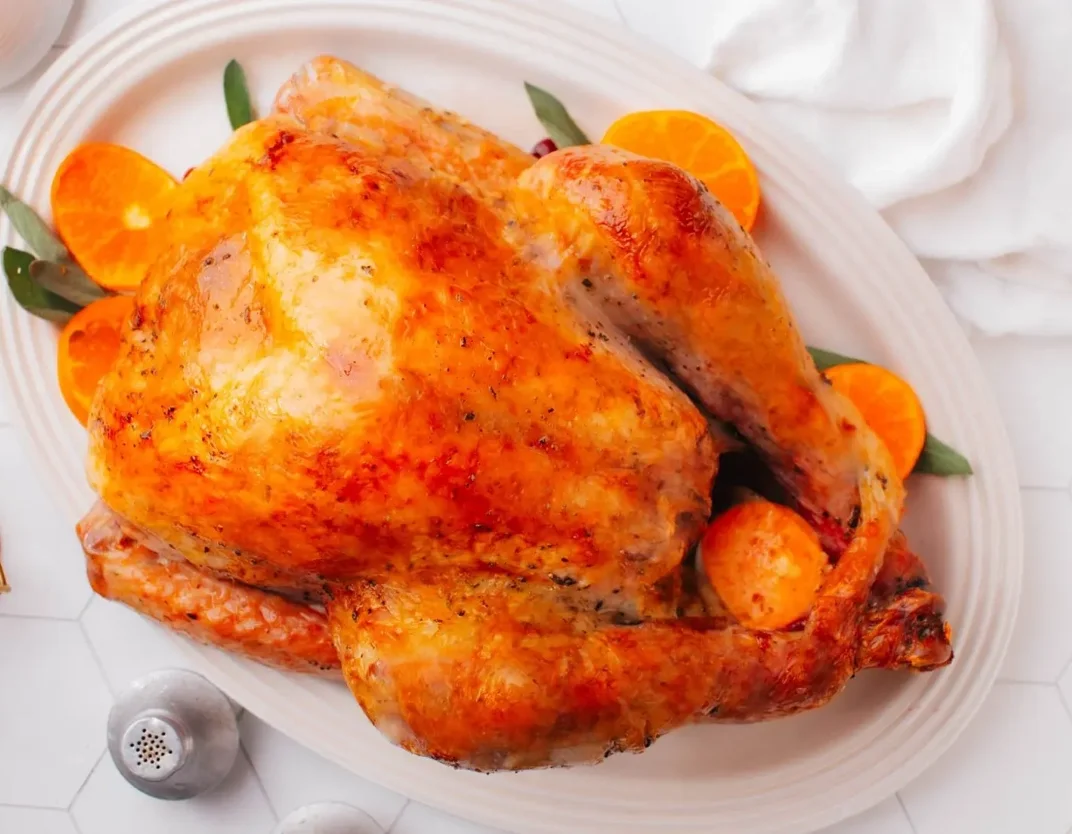 Sage Butter and White Wine Roasted Turkey